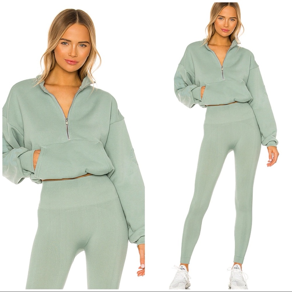 SETactive X Revolve Half Zip Sweatshirt in Aspen